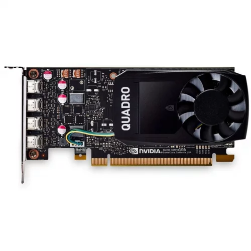 Видеокарта PNY Quadro P1000 V2 4 Гб (VCQP1000V2-PB) (VCQP1000V2-PB) Видеокарта/ VGA PNY NVIDIA Quadro P1000, 4 GB GDDR5/128-bit, PCI Express 3.0 x16, DP 1.4x4, Low Profile фото 2