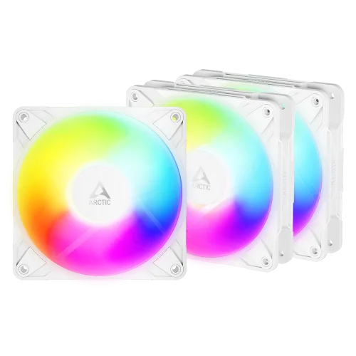 Вентилятор корпусной ARCTIC P12 PRO Reverse A-RGB White Value Pack 3 шт. (ACFAN00334A)