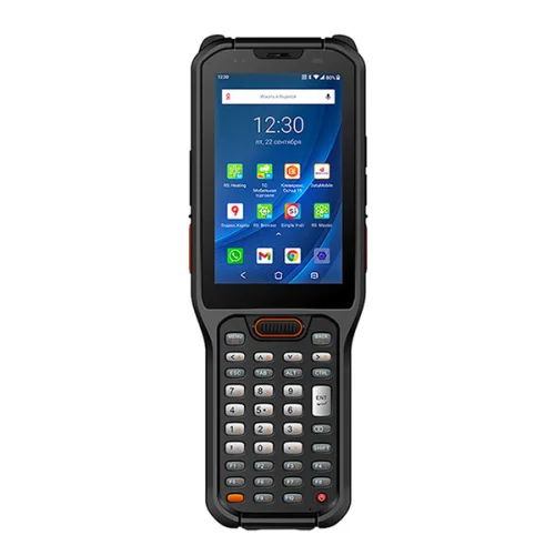 Терминал сбора данных UROVO RT40S: Android 13 / 2.45 GHz / 8xCore CPU / Qualcomm SM 6115 / RAM 4 GB / ROM 64 GB / 4G / Honeywell EX30 LR / IP 68 / 435 g / 38 клавиш / Подогрев экрана (RT40S-13Q3HLR4G38HEU)