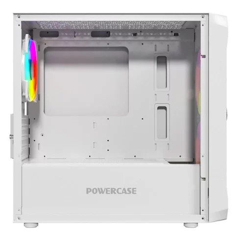 Powercase Mistral Micro A3B ARGB, Tempered Glass, 2x 140mm ARGB PWM+1x 120mm ARGB PWM, белый, mATX (CMMAW-A3) фото 7