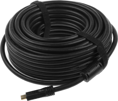 Кабель аудио-видео Ningbo HDMI (m)/ HDMI (m) 20м. позолоч.конт. черный (841161) (841161#MLN)
