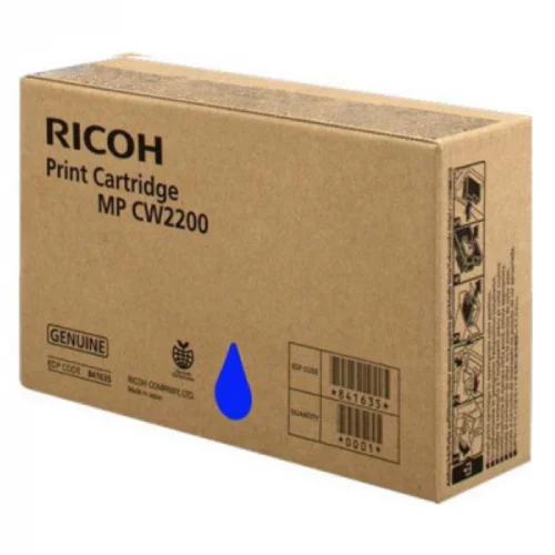 Картридж гелевый Ricoh тип MP CW2200 (841636) (841636) Картридж голубой тип MP CW2200/ Print Cartridge Cyan MP CW2200 (841636) фото 2
