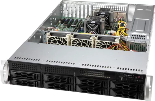 Supermicro SuperChassis 2U (OEM)LA25TQC-R609LP/ no HDD(8)LFF/ optional LFF(2)+SFF(2)/ 7xLP/ 2x600W Platinum(12
