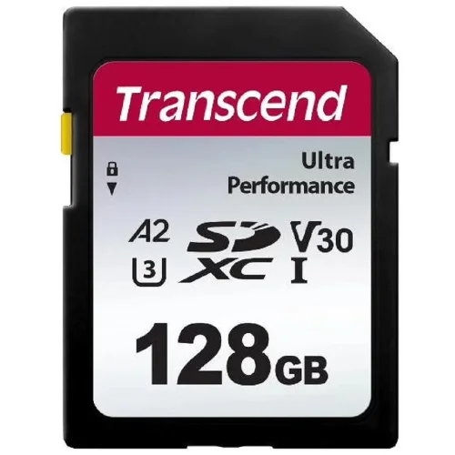 SecureDigital 128GB Transcend 340S, 128 Гб, UHS-I Class U3 V30 A2 (TS128GSDC340S)