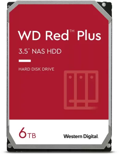 Жесткий диск/ HDD WD SATA3 6Tb NAS Red 5400 256Mb 1 year warranty (WD60EFPX)
