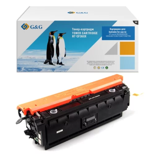 Тонер-картридж G&G NT-CF360X черный 12500 страниц для НР LaserJet Pro Color M533/ 577 c/ f/ x/ z/ n/ dn