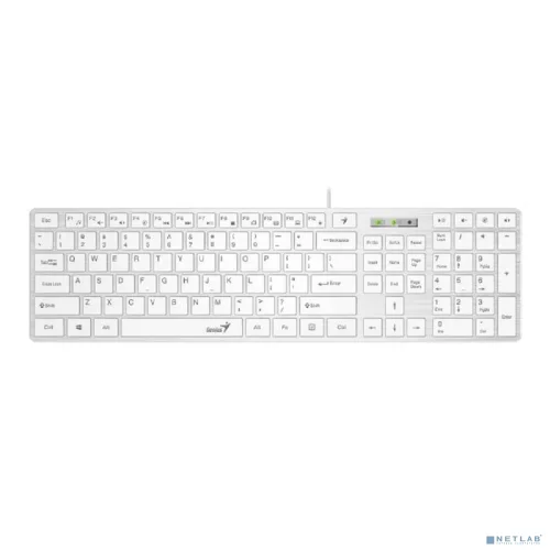 Клавиатура Genius SlimStar 126 WhiteUSB (Only Laser) (31310017410)