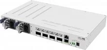 Коммутатор/ CRS504-4XQ-IN Cloud Router Switch with Quad-Core A9531 650 MHz CPU, 16 x 25G port 98DX4310 switch chip, 64 MB RAM, 4 x 100G QSFP28 ports, 1 x 100Mbit Eth port for management, RouterOS L5, desktop case