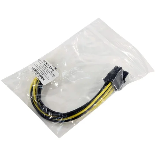 ORIENT C392, Переходник питания для PCI-Ex видеокарт 2 x Molex 4pin (M) -] 8pin (6pin+2pin) (C392#NTL) фото 3