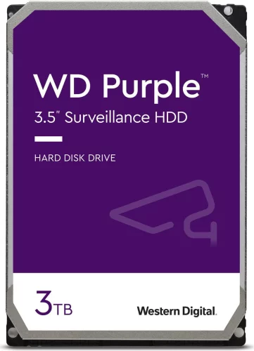 Жесткий диск WD SATA-III 3TB WD33PURZ Surveillance Purple (5400rpm) 256Mb 3.5