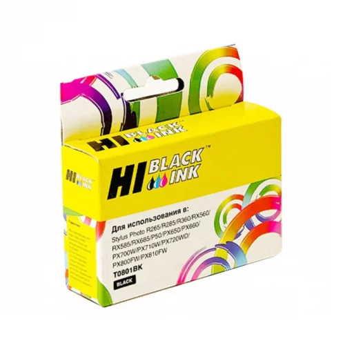 Картридж Hi-Black HB-T0801 черный для Epson Stylus Photo P50/ PX660/ 700W/ 800FW/ R265 (15012218160)