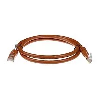 Патч-корд ACD-LPU6Z-15N Cat6 UTP 26AWG 4Pair, CU, LSZH, Коричневый, 1.5м