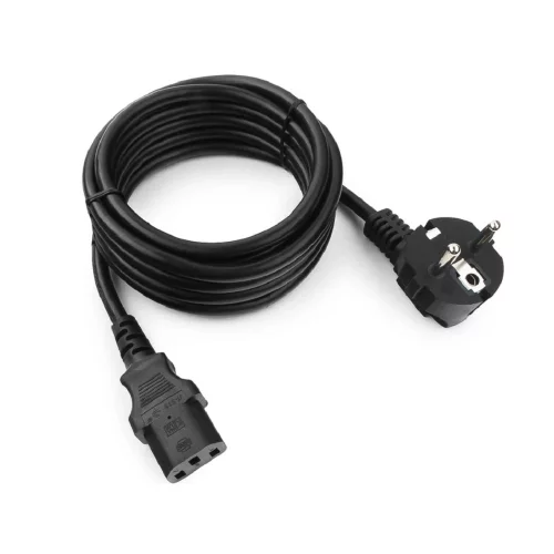 Кабель питания Cablexpert (RU) Schuko-C13, 3x1.5мм2, 10A, с заземлением, медь, 3м, черный, пак (PC-186-1.5-3M)