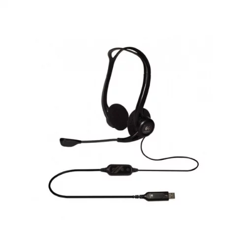 Гарнитура/ Headset Logitech PC 960 Stereo ( 20-20000Hz, mic, volume control, USB, 2.4m) (981-000100) фото 2