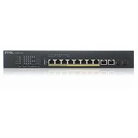 Коммутатор/ ZYXEL Hybrid Smart PoE ++ ZYXEL NebulaFlex XS1930-12HP switch, 19 "rack, 10xRJ-45: 1 / 2.5 / 5 / 10G (8 of them PoE ++ (802.3bt), 2xSFP +, 375 W PoE budget, standalone / cloud management (XS1930-12HP-ZZ0101F)
