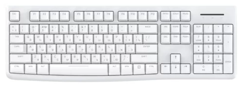 Комплект проводной Dareu MK185 White, белый, клавиатура LK185, мембранная, 104кл, EN/ RU, 1,5м + мышь LM103, 1,58м, USB (MK185 WHITE)