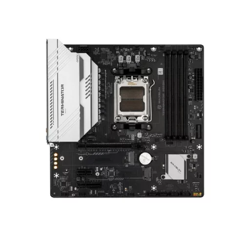 Материнская плата MAXSUN MS-Terminator B650M, AM5, B650, 4*DDR5, 4*SATA 3.0, 2*M.2, USB 3.2, USB 2.0, Type-C, 1*PCIE 16, 1*PCIE 4, 1*PCIE 1, HDMI+DP, mATX