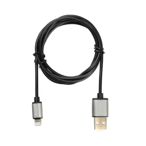 LAZSO Кабель для передачи данных и зарядки USB2.0 (Lightning), 2А (WU-201(1.2M))
