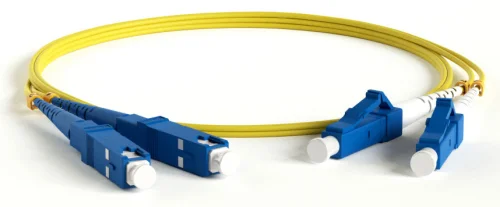 Патч-корд Hyperline FC-D2-9-LC/ UR-SC/ UR-H-2M-LSZH-YL 2x9/ 125 OS1/ OS2 LC дуплекс-SC дуплекс 2м LSZH желтый (1844040) (1844040#MLN)