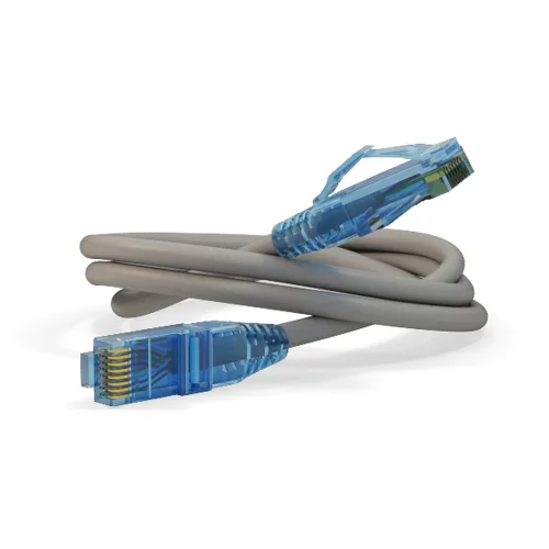 Кабельная сборка Hyperline PC-LPM-UTP-RJ45-RJ45-C6-15M-LSZH-GY Патч-корд U/ UTP, Cat.6 (100% Fluke Component Tested), LSZH, 15м, серый