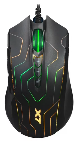 Мышь A4Tech X89 Maze черный оптическая (2400dpi) USB (8but) (X89 (MAZE))