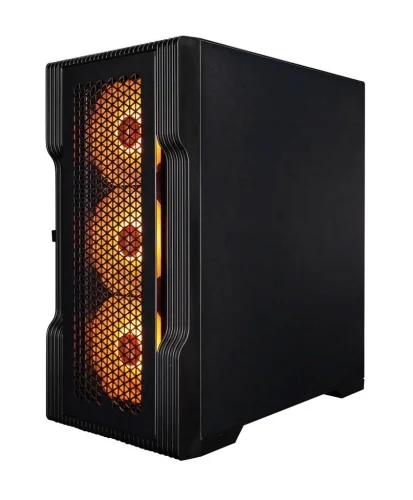 1STPLAYER Корпус TRILOBITE T3 Black / mATX, TG / 4x 120mm LED fans inc. / T3-BK-4F1 фото 2