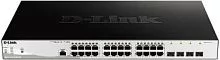 Коммутатор D-Link DGS-1210-28MP/ ME/ B 24x1Гбит/ с 4SFP 24PoE 370W управляемый (DGS-1210-28MP/ME/B)