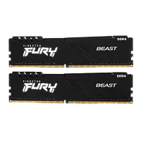 Оперативная память Kingston 16GB 3200MT/ s DDR4 CL16 DIMM (Kit of 2) FURY Beast Black (KF432C16BBK2/16WP)