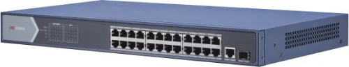Коммутатор Hikvision DS-3E0526P-E/M(B) 24x1Гбит/с 2SFP 24PoE 225W неуправляемый