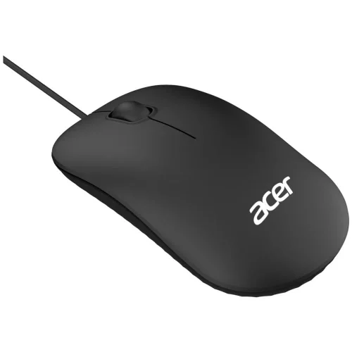 Мышь компьютерная/ Проводная мышь ACER OMW122 оптическая (1200dpi) soft-touch (3but) black (ZL.MCEEE.00V) фото 2