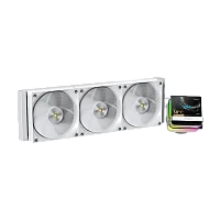 Система водяного охлаждения Ocypus Sigma L36 PRO WH, 360mm, LCD Pump, 3x120mm FDB fans, LGA115X/1200/1700/18XX, AM4/AM5