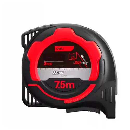 Рулетка Deli DL377528 7,5м*28мм, метрическая
