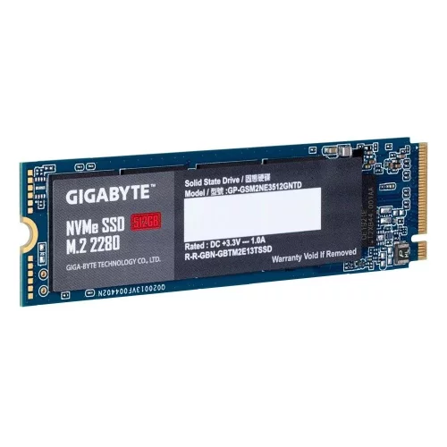 Твердотельный накопитель SSD Gigabyte M.2 2280 512GB PCI-Express 3.0 x4, NVMe 1.3 (G3NVME512G)