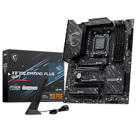 Материнская плата MSI X870E GAMING PLUS WIFI X870E, AM5, 4*DDR5, 3*PCIEx16, 1*PCIEx1, 3*M.2, 2*TypeC, 2*USB3.2Gen2, 6*USB3.2Gen1, 10*USB2.0, 4*SATA3.0, 5G, 1*Type-C(DP), HDMI, ATX, RTL