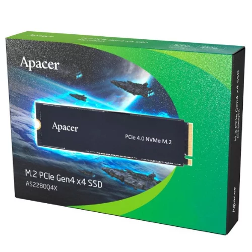 Apacer SSD AS2280Q4X 2TB M.2 2280 PCIe Gen4x4, R5000/ W4400 Mb/ s, 3D NAND, MTBF 1.5M, NVMe 1.4, 1200TBW, Retail, 3 years (AP2TBAS2280Q4X-1) фото 3