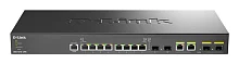 Коммутатор/ DXS-1210-12TC Smart L2+ Switch 8x10GBase-T, 2x10GBase-X SFP+, 2xCombo 10GBase-T/SFP+, CLI, RJ45 Console (DXS-1210-12TC/B1A)