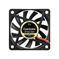 Exegate EX297028RUS Вентилятор 12В DC ExeGate ExtraPower EP06010B3P (60x60x10 мм, 2-Ball (двойной шарикоподшипник), 3pin, 3000RPM, 24dBA)
