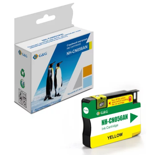 Картридж струйный G&G GG-CN056AN желтый (14мл) для HP Officejet 6100/6600/6700/7110/7510/7610/7612 (GG-CN056AN)