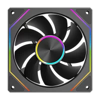 Кулер для корпуса/ Case Cooler PCCooler FG120 ARGB BK (120x120x25mm, 4-pin PWM, ARGB, 54CFM, 28.4dBA, 1800RPM, Black)