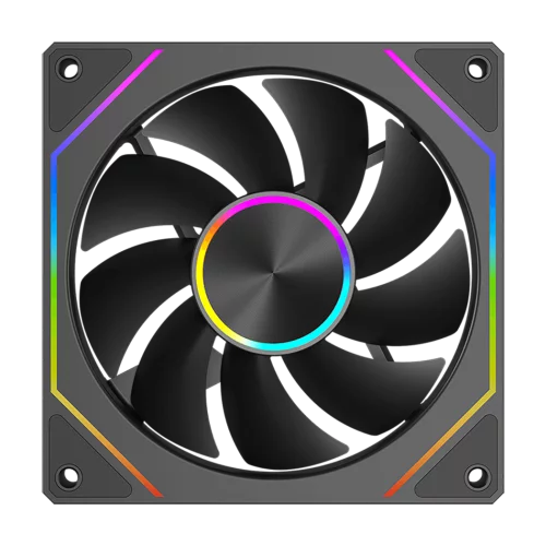 Кулер для корпуса/ Case Cooler PCCooler FG120 ARGB BK (120x120x25mm, 4-pin PWM, ARGB, 54CFM, 28.4dBA, 1800RPM, Black)