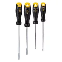 Набор отверток Deli DL620004 4шт SL5x100 + SL6x150 + PH1x100 + PH2x150
