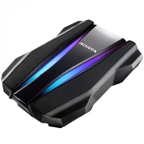 Внешний жесткий диск/ Portable HDD 2TB ADATA HD770G (Black), USB 3.2 Gen1, IP68, RGB lighting, 139x98x26mm, 270g /3 года/ (AHD770G-2TU32G1-CBK) фото 3