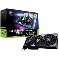 Видеокарта MSI PCI-E 5.0 RTX 5060TI 8G GAMING TRIO OC NVIDIA GeForce RTX 5060TI 8Gb 128bit GDDR7 2647/28000 HDMIx1 DPx3 HDCP Ret (RTX 5060 TI 8G GAMING TRIO OC)