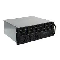 Procase ES412XS-SATA3-B-0 Корпус 4U Rack server case (12 SATA3/ SAS 12Gb hotswap HDD), черный, без блока питания, глубина 400мм, MB 12"x13"