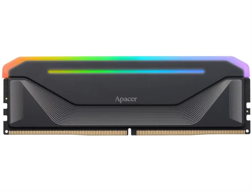 Оперативная память Apacer DDR5 16GB 5200MHz DIMM NOX RGB Black Gaming Memory (PC5-41600) CL40 1.25V (Retail) 2048*8 Heat Sink (Retail) 3 years (AH5U16G52C522NBAA-1)