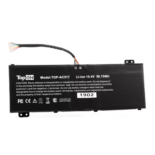 Аккумулятор для ноутбука Acer AN517 15.4V 3733mAh PN: AP18E8M (TOP-AC517)
