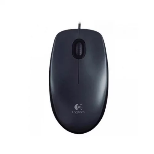Мышь Logitech M100, Wered, USB, Dark Grey (910-005003)