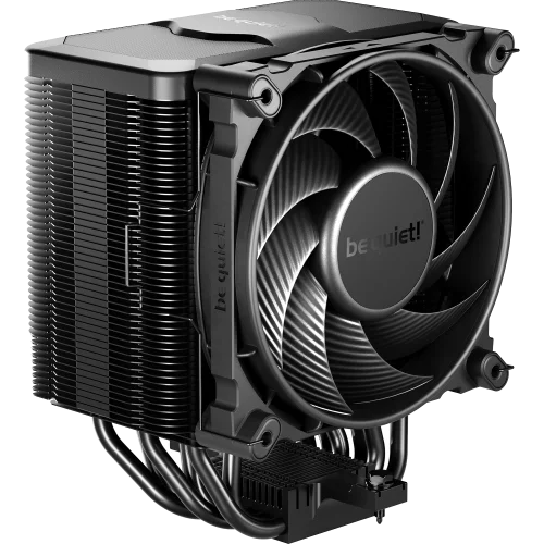 Кулер для процессора/ CPU Cooler be quiet! DARK ROCK 5 (210W, 4-pin PWM, 161mm, Al/ Cu, 6x6mm, 1x120mm, 55CFM, 29.8dBA, 2100RPM, S: 1851/ 1700/ 1200/ 115X, AM5/ AM4, black) (BK035)