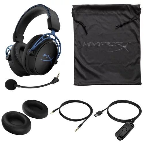 Гарнитура игровая/ HyperX Cloud Alpha S Blue (HX-HSCAS-BL/WW) фото 7