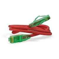 Кабельная сборка Hyperline PC-LPM-UTP-RJ45-RJ45-C6a-5M-LSZH-RD Патч-корд U/ UTP, Cat.6a (100% Fluke Component Tested), 10G, LSZH, 5м, красный